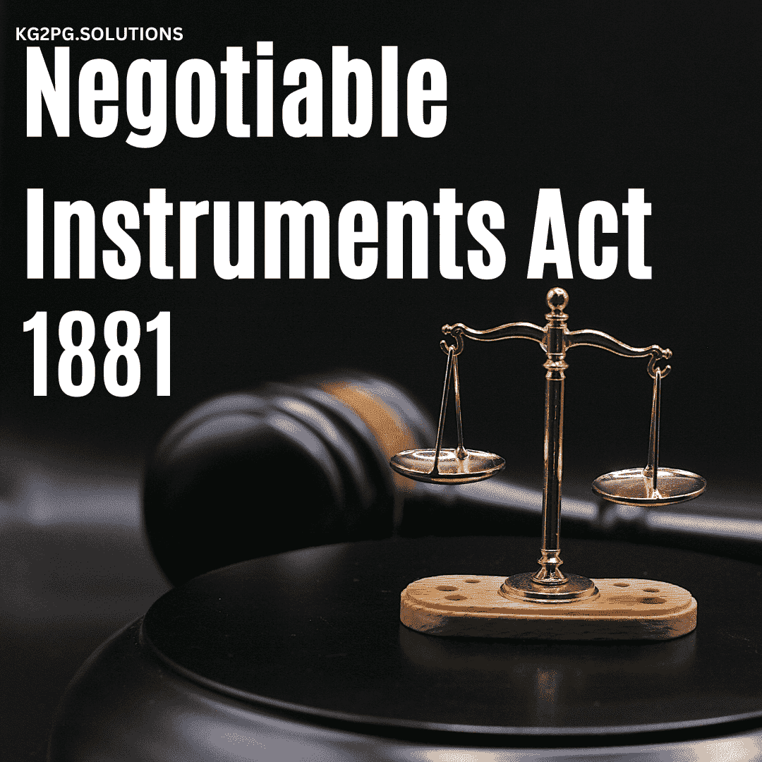 Negotiable Instruments Act 1881